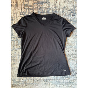 FILA Black Workout Shirt - Size L